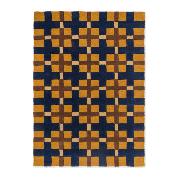 Brink & Campman Hand Tufted Wool Plaid Rug Wayfair